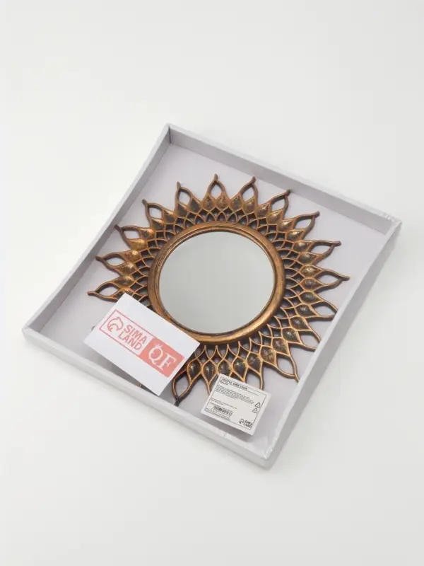 Зеркало настенное Sunshine, d зеркальной поверхности 10.5 см, цвет &laquo;состаренное золото&raquo;