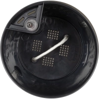 Горшок цветочный с автополивом КОМФОРТ 3,5л белый ПИ-25-9ТХ