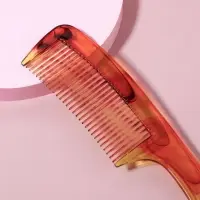 Расчёска, 22×5 см, цвет «янтарный»