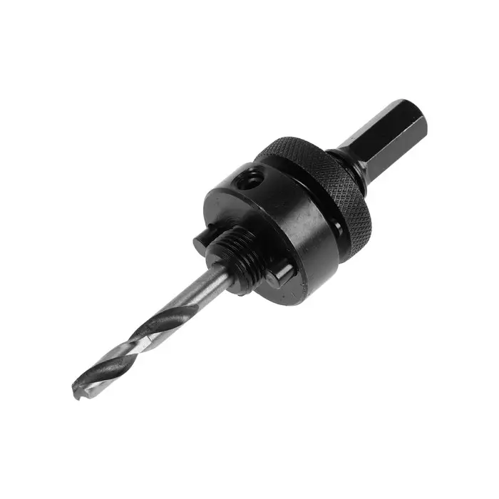 Хвостовик шестигранный для коронок биметаллических ТУНДРА, M16 с дополнительной фиксацией Хвостовик шестигранный для коронок биметаллических ТУНДРА, M16 с дополнительной фиксацией