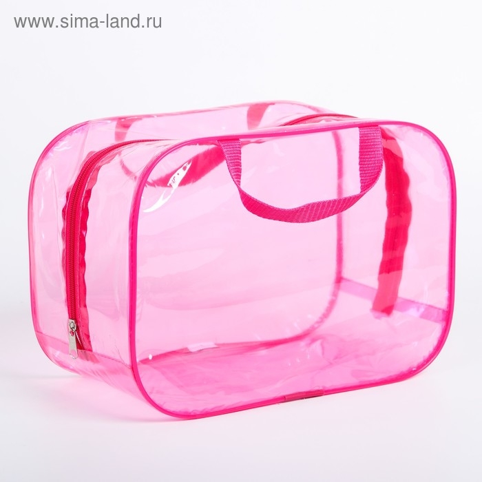 Набор сумок в роддом, 3 шт., цвет прозрачный/розовый Набор сумок в роддом, 3 шт., цвет прозрачный/розовый