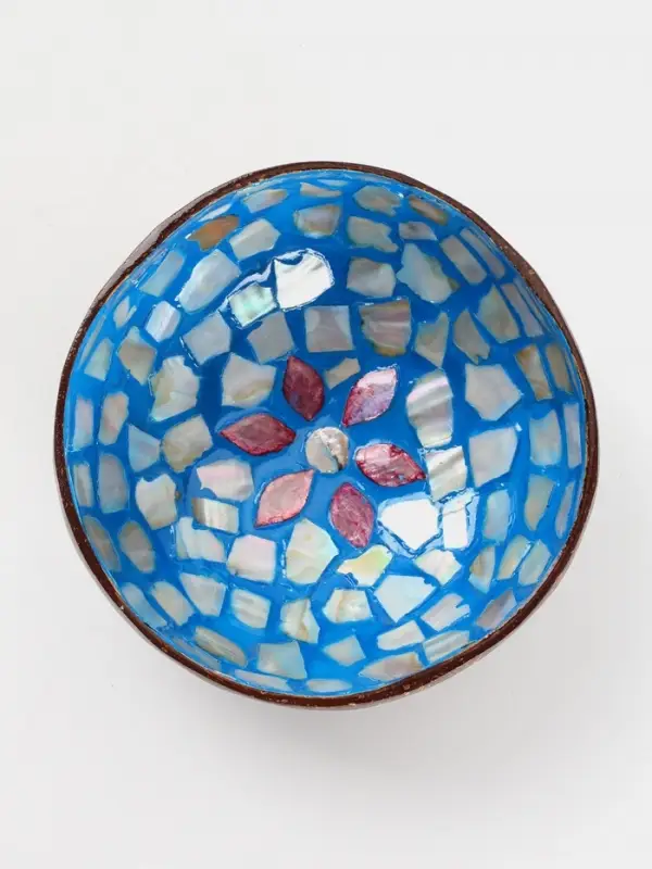 Чаша &laquo;Глазурь&raquo;, 14&times;14&times;6 см, кокос