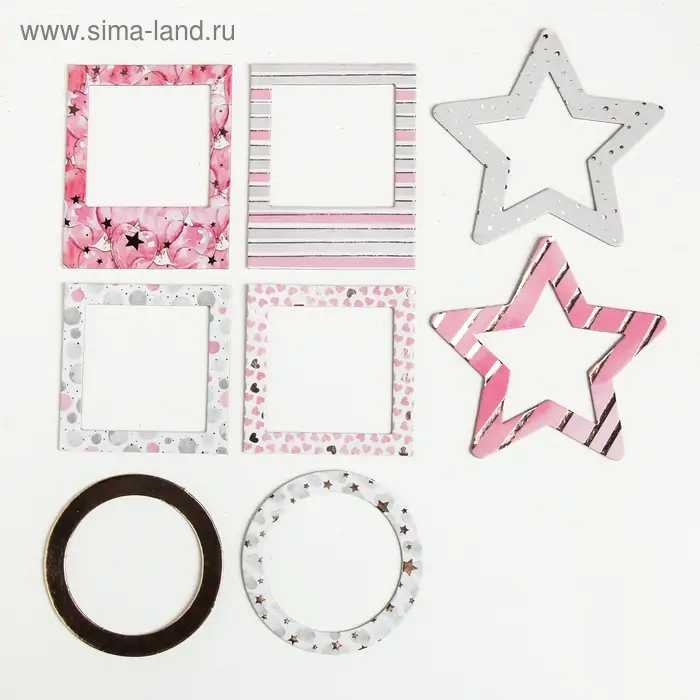 Набор декоративных рамочек с тиснением «Колыбельная на ночь», 12 х 8 см Набор декоративных рамочек с тиснением «Колыбельная на ночь», 12 х 8 см