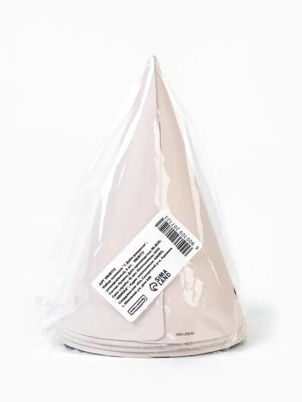 Набор колпаков праздничных «С Днём рождения», универсальный, 6 шт Набор колпаков праздничных «С Днём рождения», универсальный, 6 шт