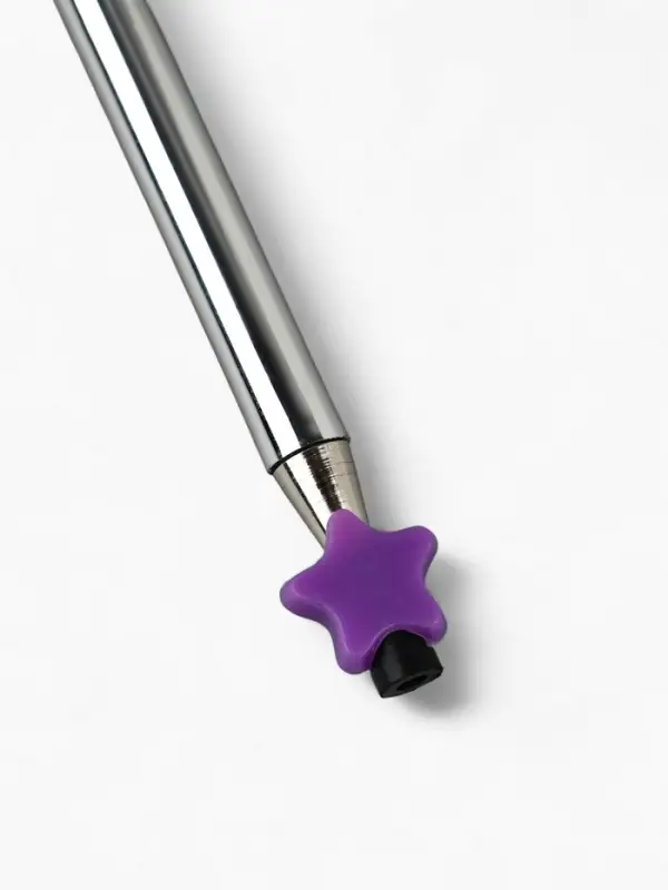 Ручка с пером МИКС, чёрная паста, длина 25 см