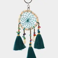 Брелок "Ловец снов" 17 см, цв. бирюзовый Брелок "Ловец снов" 17 см, цв. бирюзовый