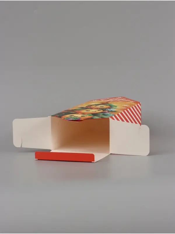 Коробка-конфета, подарочкая, самосборная &laquo;Мандаринки&raquo;, 14&times;22&times;8 см