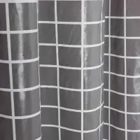 Шторка для ванной тм VETTA Квадро, ПЕВА 60г/м2, 180x200см, серый цвет