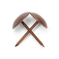 Гвозди ТУНДРА, декоративные, обивочные, 10&times;18.5 мм, медь, 100 шт.