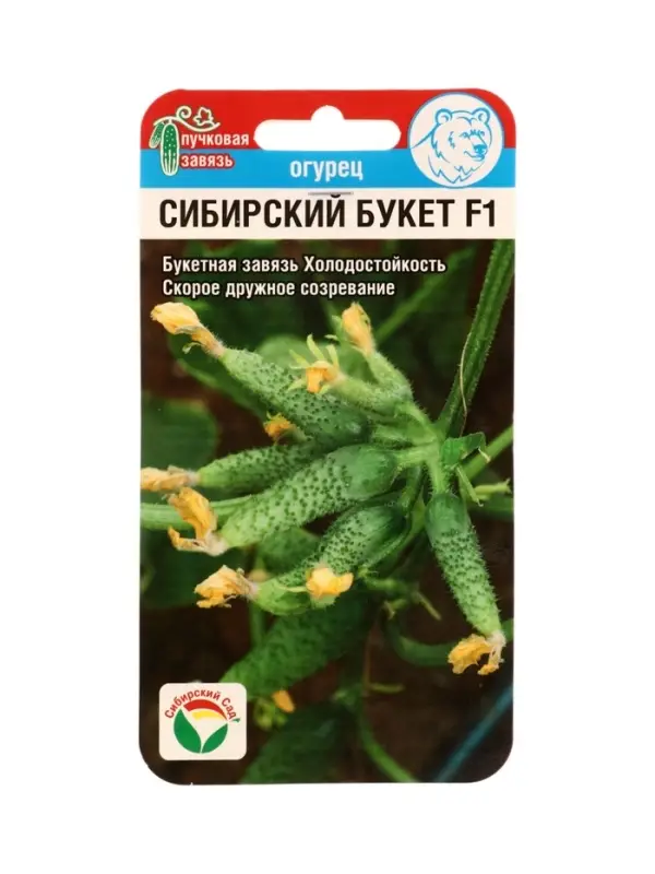 Семена Огурец СИБИРСКИЙ БУКЕТ F1 7шт