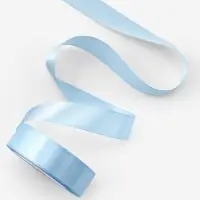 Лента атласная, 25 мм, 23&plusmn;1 м, небесно-голубая №278