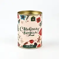 Подарочный чай "С Новым Годом" , тубус, 50 г Подарочный чай "С Новым Годом" , тубус, 50 г