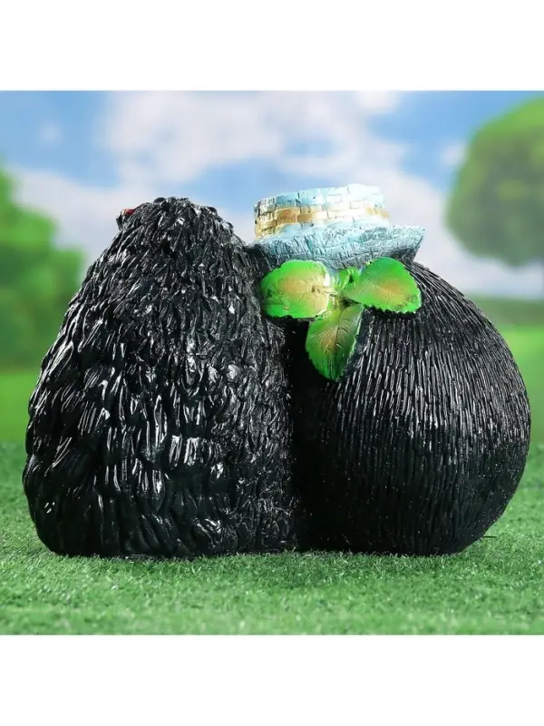 Садовая фигура из гипса &laquo;Ёжики признание в любви&raquo;, 23&times;17&times;22 см