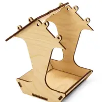 Кормушка для птиц, 17&times;10.5&times;15.5 см, Greengo