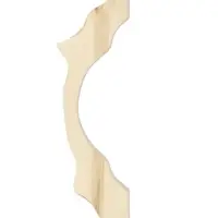 Ручка для бани и сауны, 31.5&times;9&times;2.7 см, деревянная