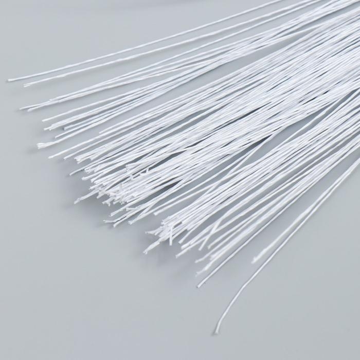 Проволока для творчества Проволока для творчества "Астра" d 0,4 мм, 60 см, 100шт, белый