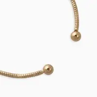 Набор 2 предмета: чокер, браслет &laquo;Обруч&raquo;, сердце, цвет золото