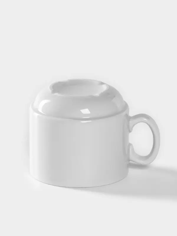 Чашка кофейная Добрушский завод &laquo;Бельё&raquo;, 100 мл, фарфор, белая