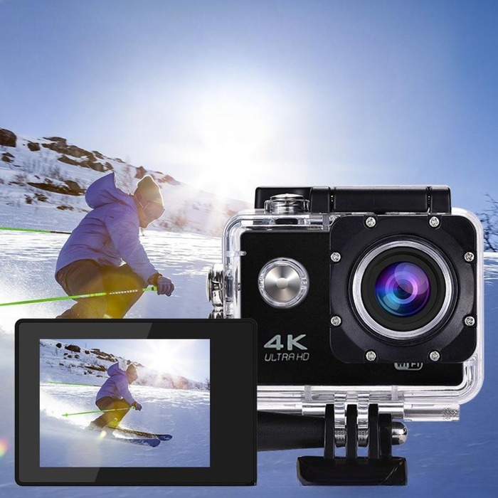 Экшн-камера Cam-16, 1920*1080 - 30 Fps, 900 мАч, аквабокс + набор креплений, чёрная Экшн-камера Cam-16, 1920*1080 - 30 Fps, 900 мАч, аквабокс + набор креплений, чёрная