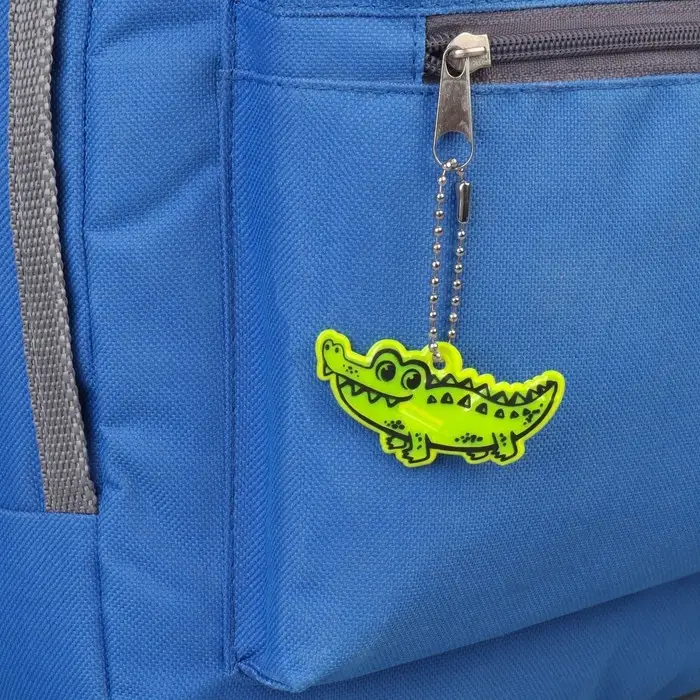 Светоотражающий элемент «Крокодил», двусторонний, 5.5×3 см, МИКС Светоотражающий элемент «Крокодил», двусторонний, 5.5×3 см, МИКС