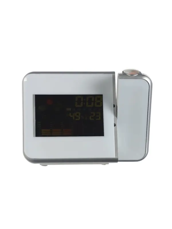 Часы электронные настольные, USB, будильник, термометр, календарь, с проекцией на потолок