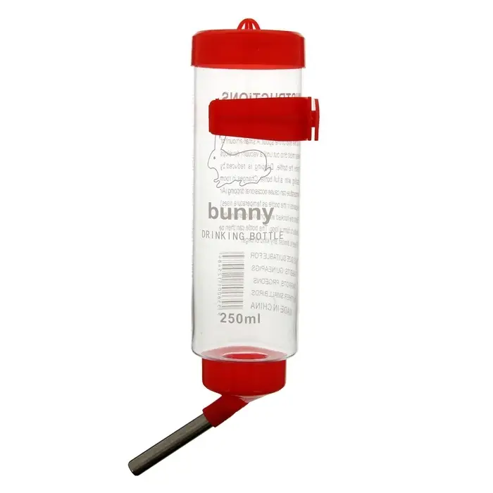 Поилка для грызунов, 250 мл, 16.5&times;5 см, цвет МИКС