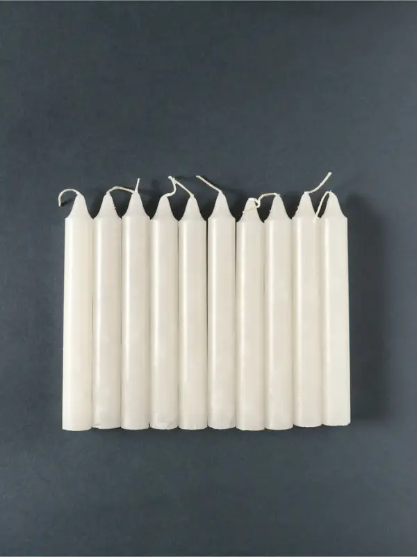 Набор свечей хозяйственных 10 шт., 50 г, 17 см, 7-8 ч