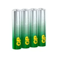 Батарейка алкалиновая GP Super, AAA, LR03-4S, 1.5 В, спайка, 4 шт.