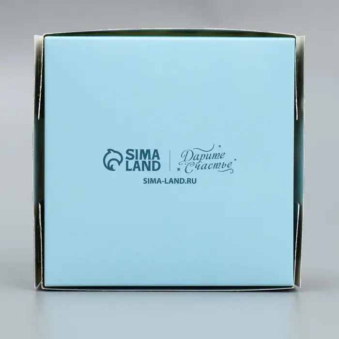 Коробка под 4 конфеты &laquo;С Новым годом&raquo;, 10.5&times;10.5&times;3.5 см