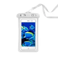 Чехол влагоустойчивый max 6,7" светящийся белый