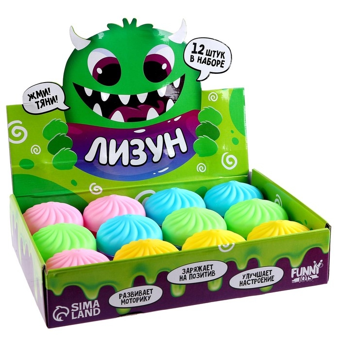 Лизун - слайм «Пампушка» Лизун - слайм «Пампушка»