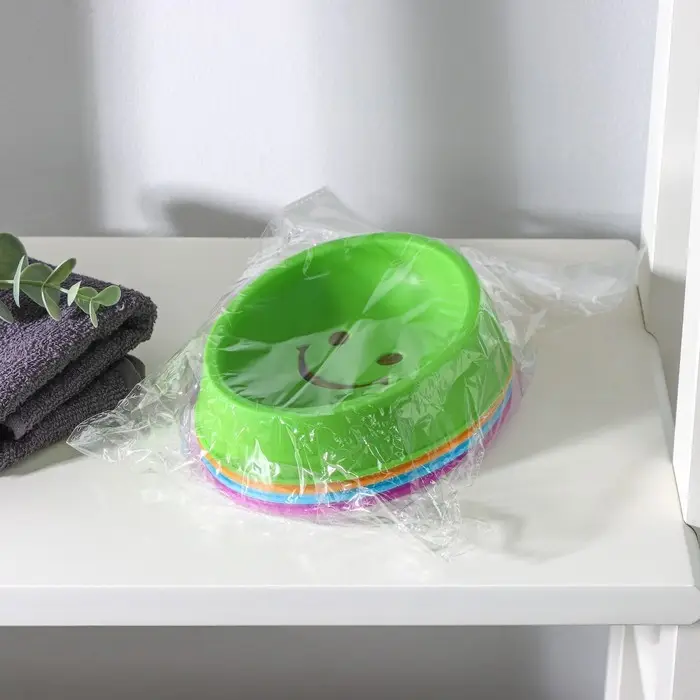 Мыльница «Улыбка», пластик, 15×11×4.5 см, МИКС