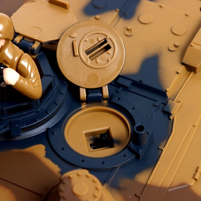 Танк радиоуправляемый «Армия», стреляет ВВ пулями, с эффектом дыма Танк радиоуправляемый «Армия», стреляет ВВ пулями, с эффектом дыма