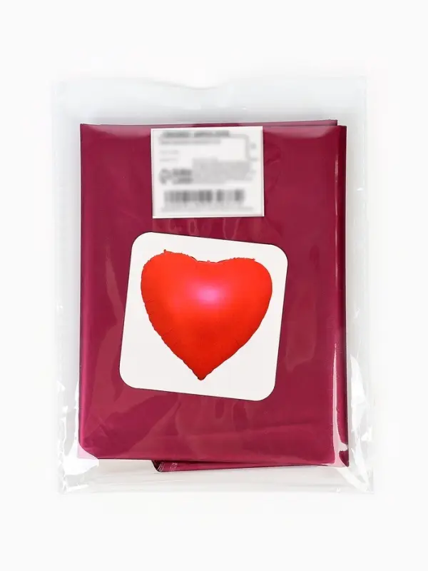 Воздушный шар фольгированный 18" &laquo;Сердце&raquo;, набор 5 шт.