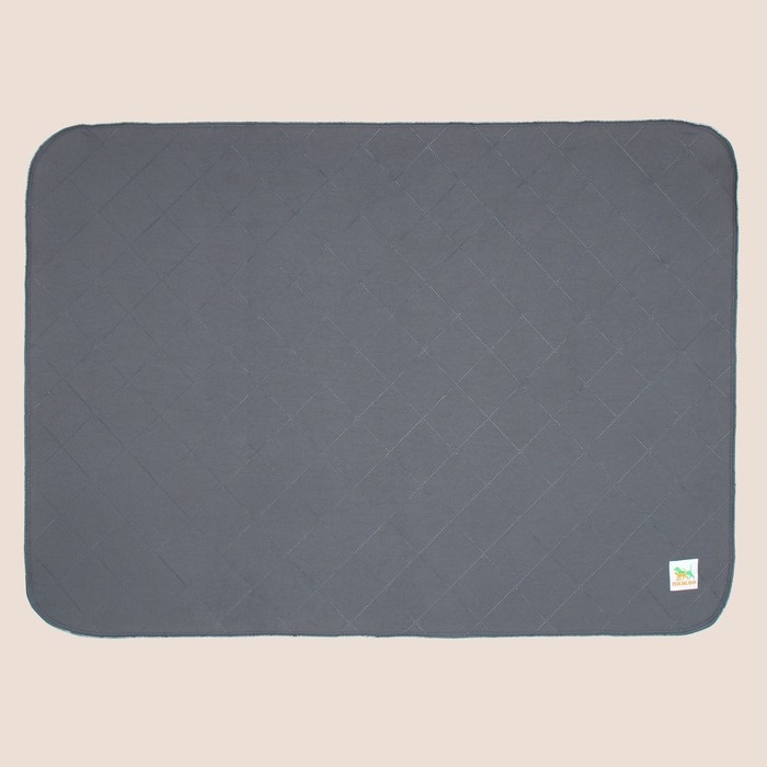 Пелёнка для животных многоразовая впитывающая, 70 х 100 см, графит Пелёнка для животных многоразовая впитывающая, 70 х 100 см, графит