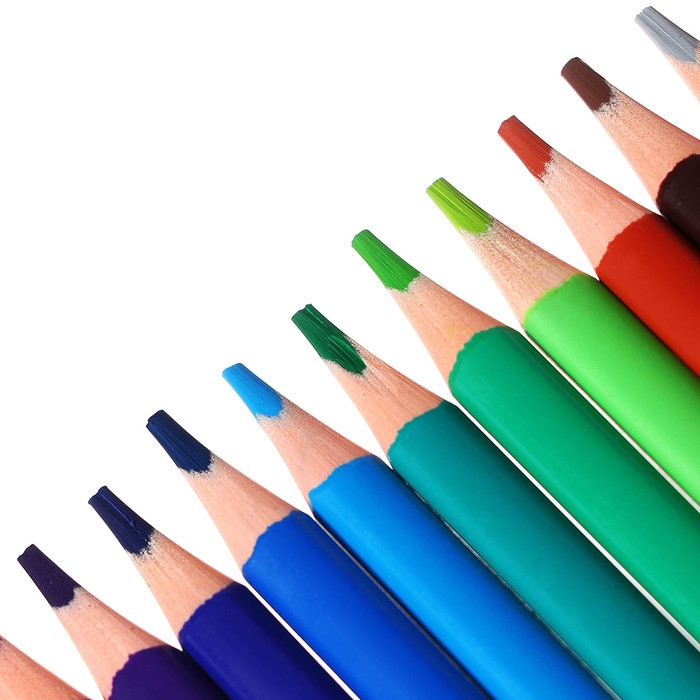 Карандаши 24 цвета BrunoVisconti FunColor, пластиковые, МИКС Карандаши 24 цвета BrunoVisconti FunColor, пластиковые, МИКС