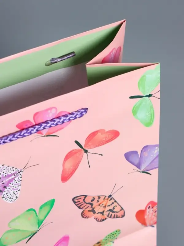 Пакет подарочный "Крылья счастья" ламинированный 18 х 22,3 х 10 см