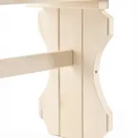 Лавка деревянная, резная №2 90х42х30 см