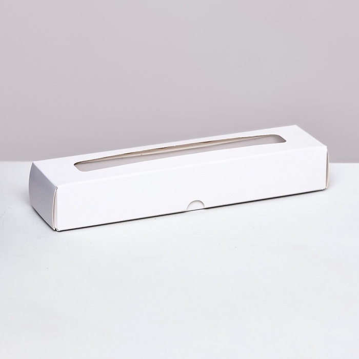 Коробка складная под 5 конфет, белая, 5 х 22 х 3,5 см, набор 5 шт. Коробка складная под 5 конфет, белая, 5 х 22 х 3,5 см, набор 5 шт.