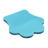 Блок-закладка с липким краем &laquo;Лапка&raquo;, 45 мм &times; 45 мм, 50 листов, пластик, голубой