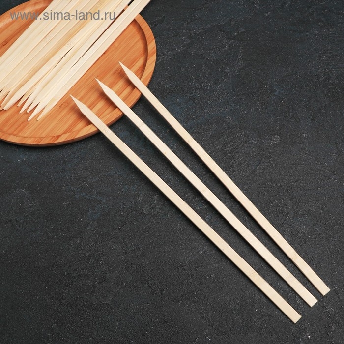 Набор шампуров Доляна, 35 см, 25 шт Набор шампуров Доляна, 35 см, 25 шт