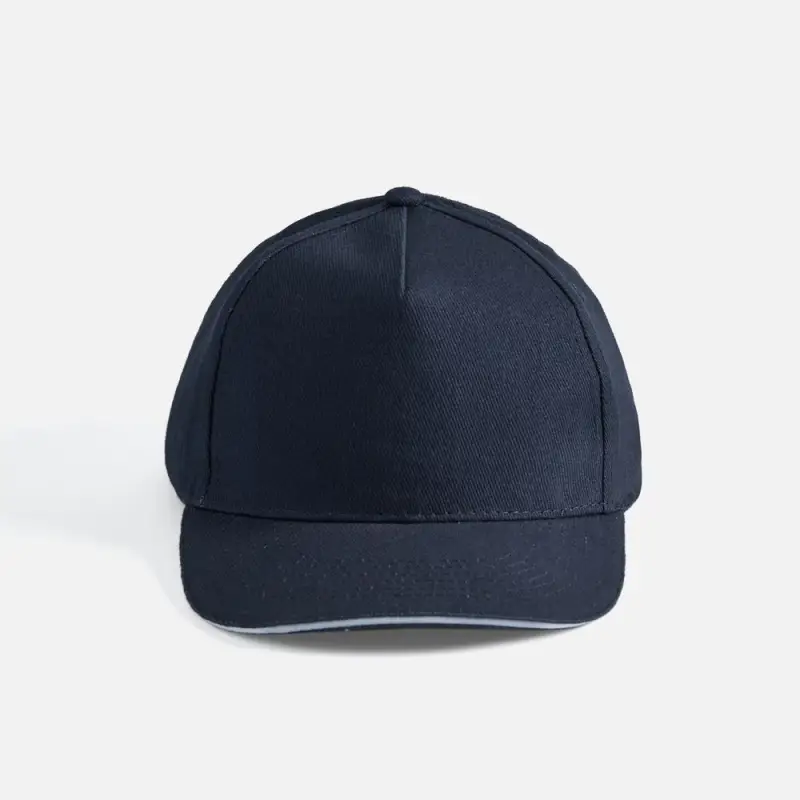 Бейсболка Long Beach, темно-синяя с белым Бейсболка Long Beach, темно-синяя с белым