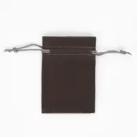 Набор мешочков бархатных 50 шт. &laquo;Классика&raquo;, 6&times;8 см (+ - 1 см) цвет серый (4621398)