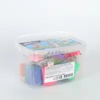 Тесто-пластилин, 12 цветов, 6 формочек + скалка: 16 см