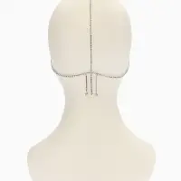 Украшение для волос "Богема", цвет белый в серебре