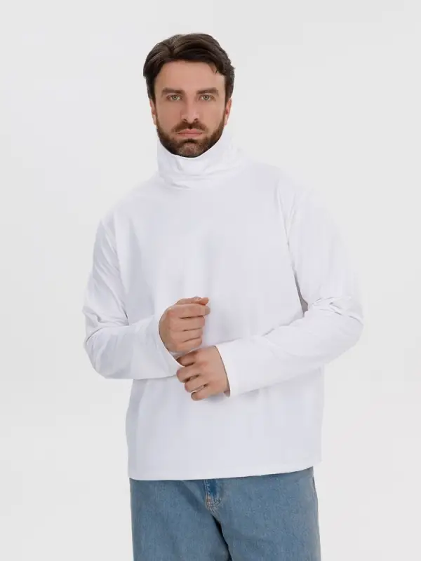 Лонгслив из бифлекса Morfiss, белый, размер XS/S Лонгслив из бифлекса Morfiss, белый, размер XS/S