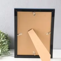 Фоторамка пластик формат А4 см "Остин" иссиня-чёрный 33,5х24,5х1,5 см