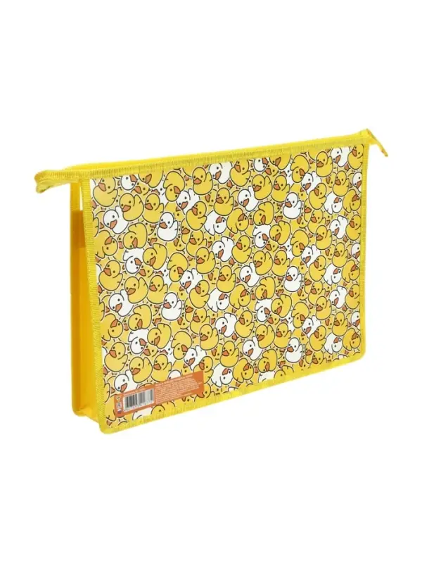 Папка для тетрадей А4 &laquo;Уточки&raquo;, молния сверху