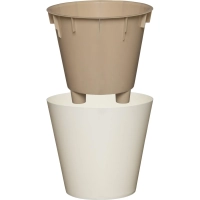 Горшок для цветов London 230 мм, 5л сливочный ING6206СЛ