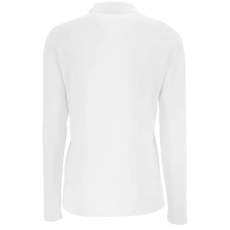 Рубашка поло женская с длинным рукавом Perfect LSL Women белая, размер S